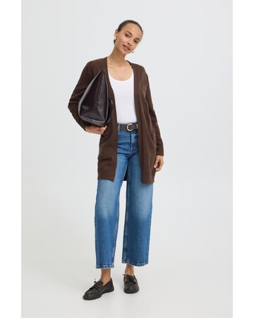 b.young Knit cardigan in Brown