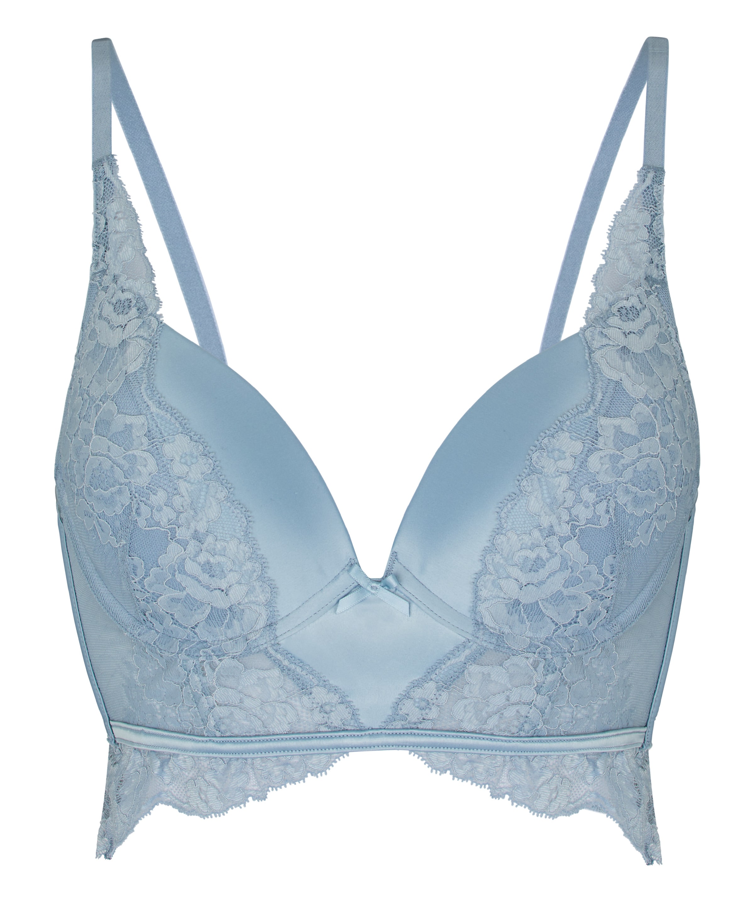 Hunkemöller Push-up BH 'Rosie' in Blauw: voorkant