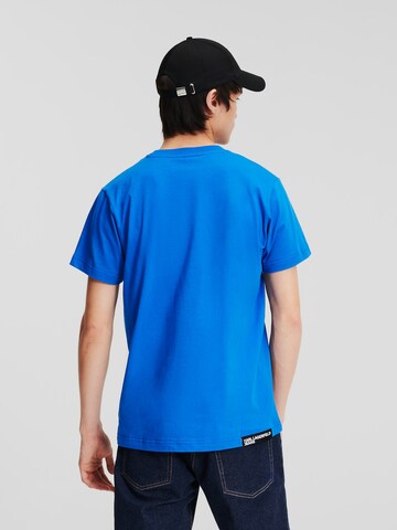 KARL LAGERFELD JEANS - Camiseta en azul