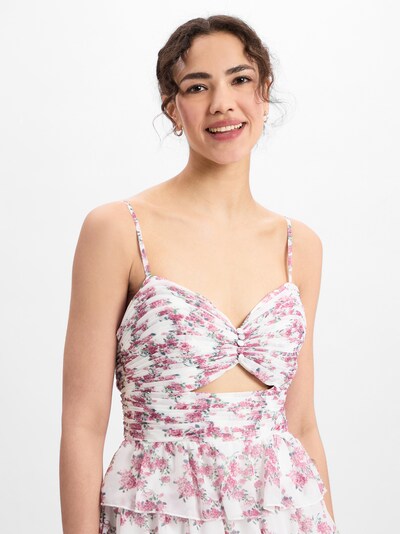 HEY KYLA Robe de soirée en rose ancienne / blanc, Vue avec produit