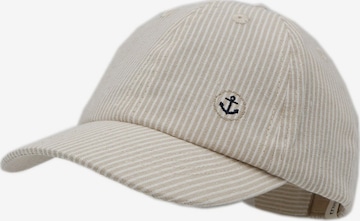MAXIMO Hut 'MINI BOY-Cap kleiner Anker' in Beige: Vorderseite