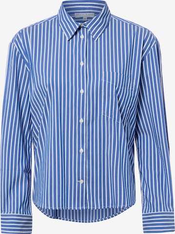Marie Lund Bluse 'Medina' in Blau: Vorderseite