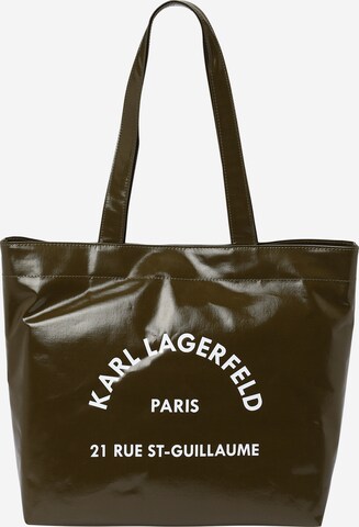 Karl Lagerfeld Shopper 'Rue St-Guillaume' in Grün: predná strana