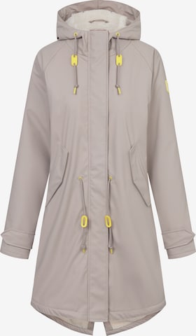 Manteau fonctionnel Derbe en gris : devant