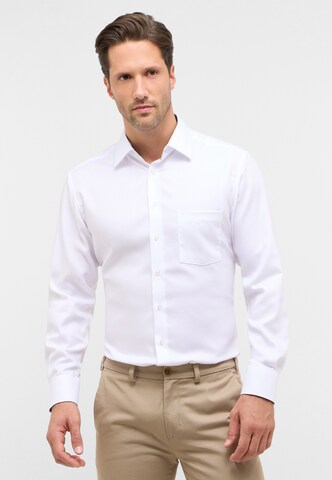 ETERNA Regular fit Overhemd in Wit: voorkant