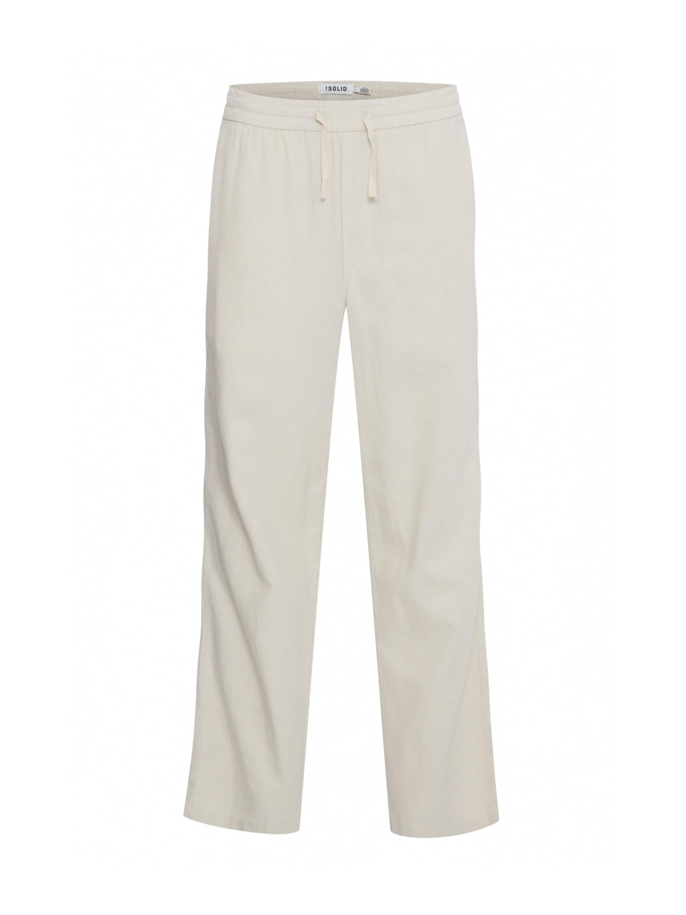 !Solid Loose fit Trousers &#x27;ALANN ALLAN&#x27; in Beige: front