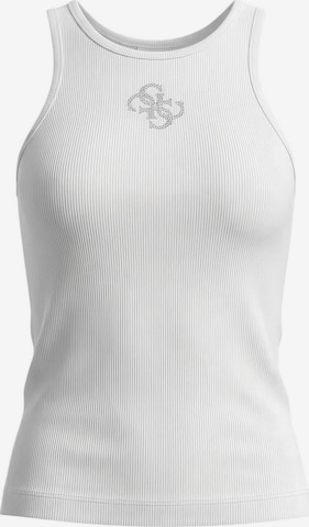Top 'W6RP39 KD092' di GUESS in bianco: frontale