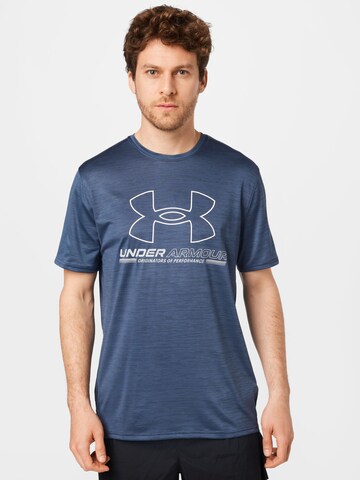 UNDER ARMOUR - Camisa funcionais em azul: frente