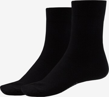 SCHIESSER Socks ' Bluebird ' in Black