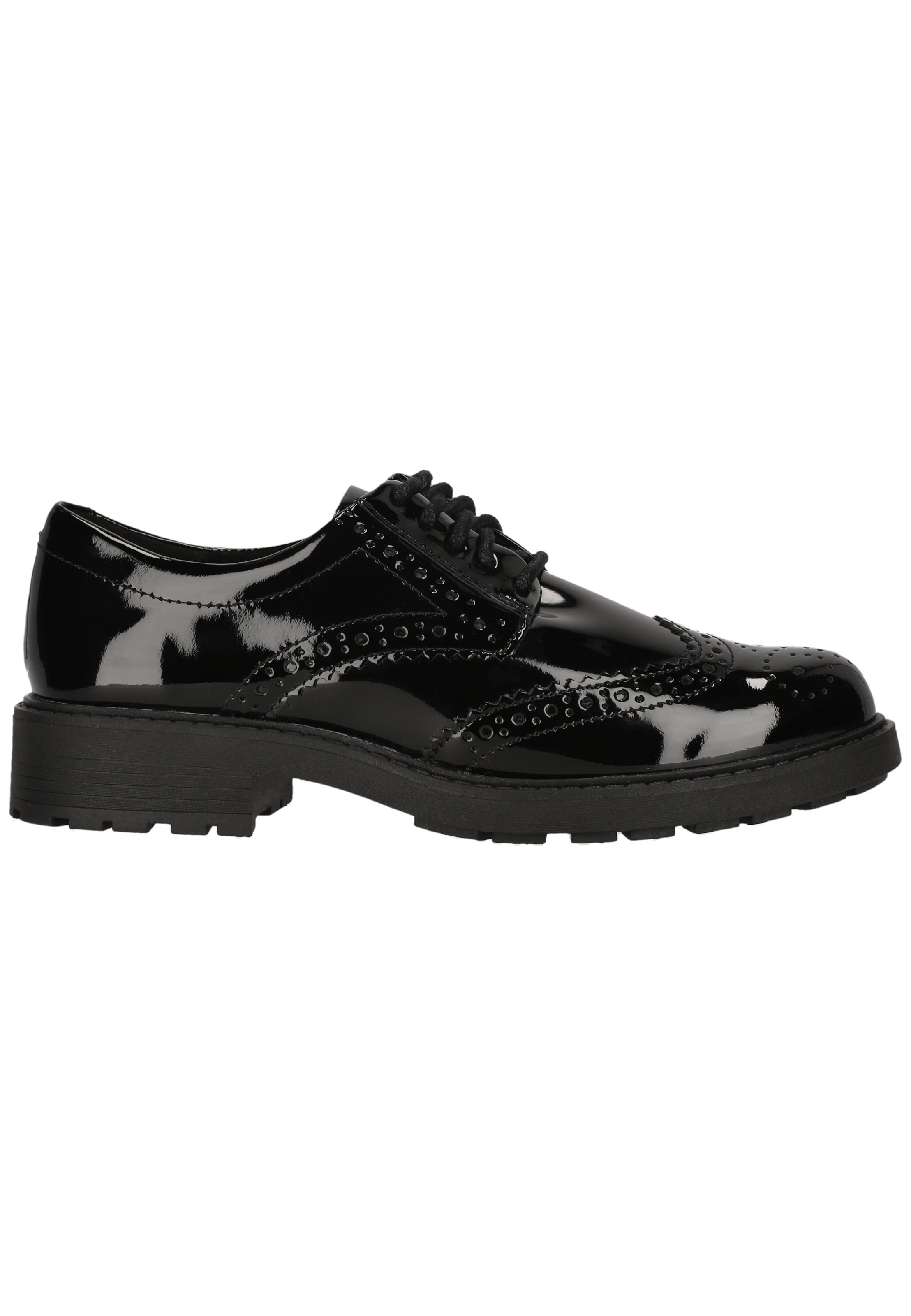 CLARKS Lace-up shoe 'Orinoco2 Limit Black Pat' in Black
