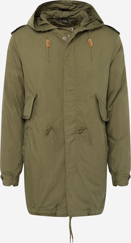 Parka di mezza stagione 'M51 US' di Brandit in verde: frontale