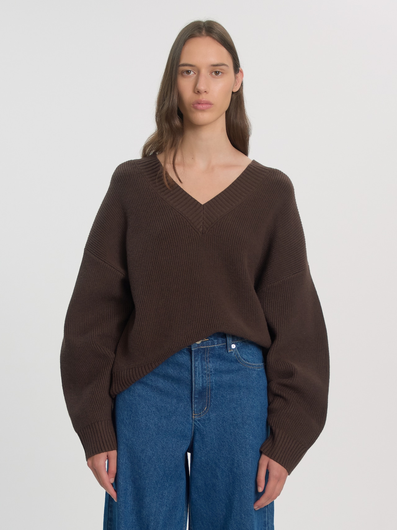 EDITED Novedades Jersey 'Rae' marrón