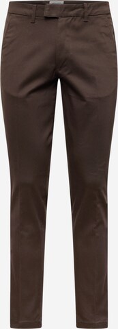JACK & JONES - Pantalón chino 'MARCO' en marrón: frente