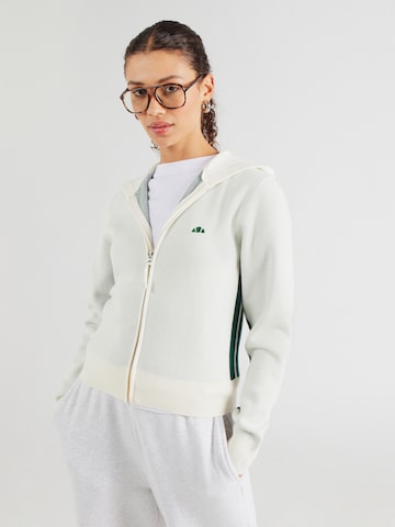 ELLESSE Πλεκτή ζακέτα 'Laneisa' σε λευκό: μπροστά