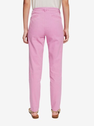 ESPRIT Slim fit Pants in Pink