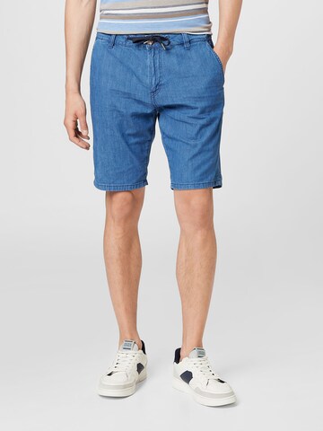 TOM TAILOR Regular Shorts 'Josh' in Blau: predná strana