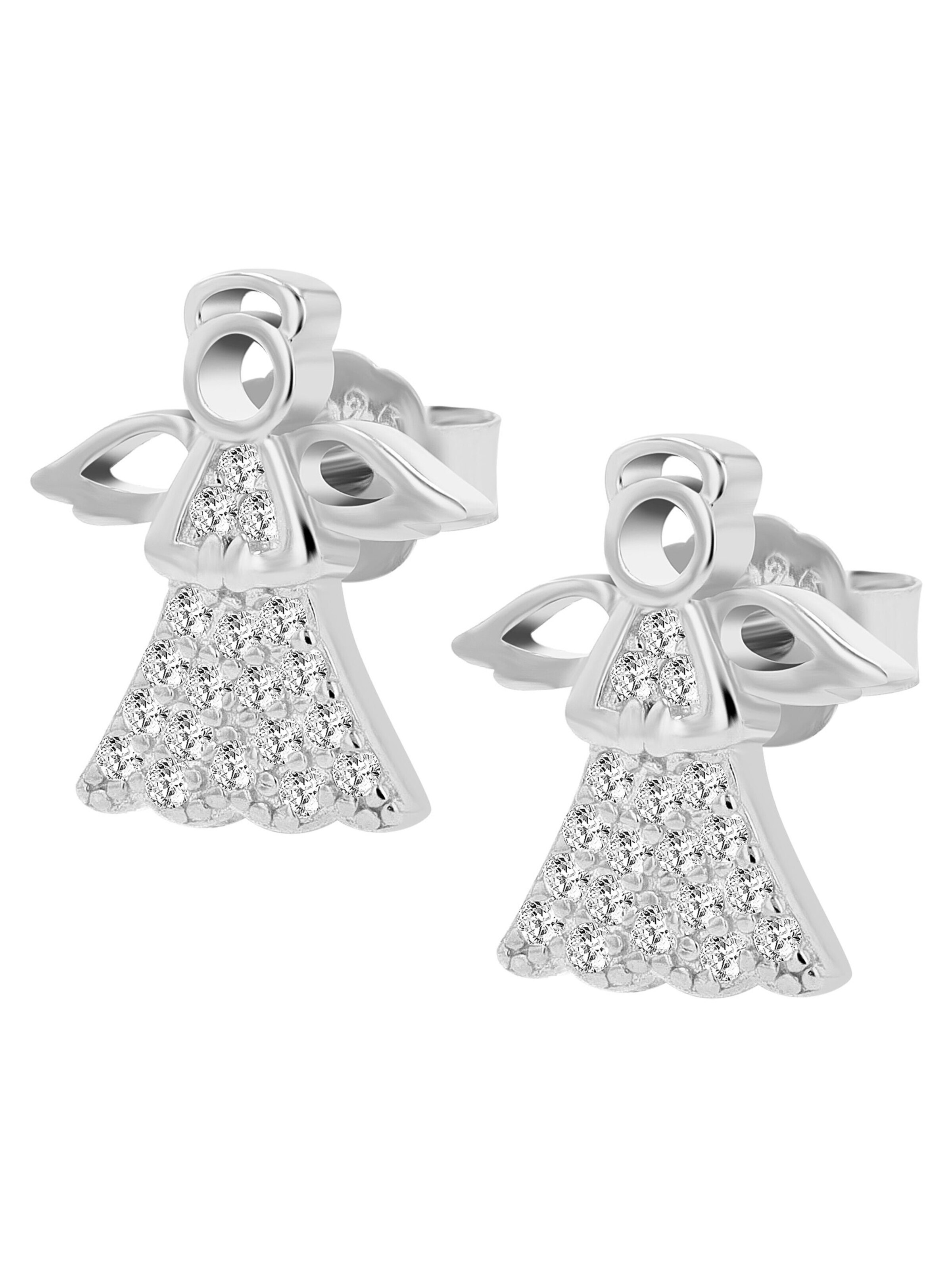 Akzent Ohrringe 'Liss, 925 Sterlingsilber, langlebig'‌‌‌ in Silber