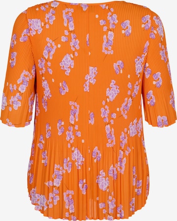 Zizzi Bluse 'Cathrine' in Orange