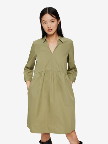 Robe-chemise ESPRIT en vert : devant