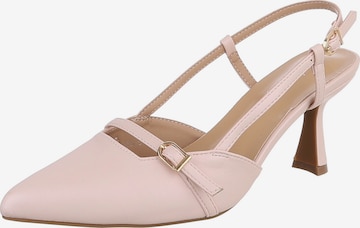Ital-Design Slingpumps in Pink: Vorderseite