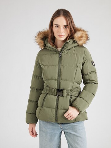 Geacă de primăvară-toamnă 'FUJI' de la Superdry pe verde: față