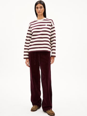 ARMEDANGELS Sweatshirt 'FRANKAA' in Red