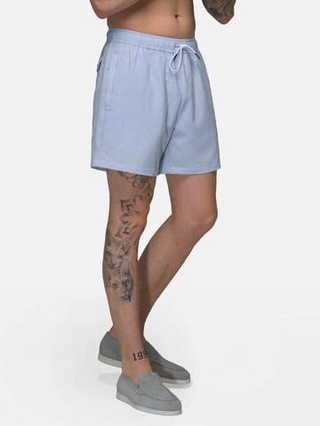 Pantaloncini da bagno 'Seersucker' di Vercate in blu