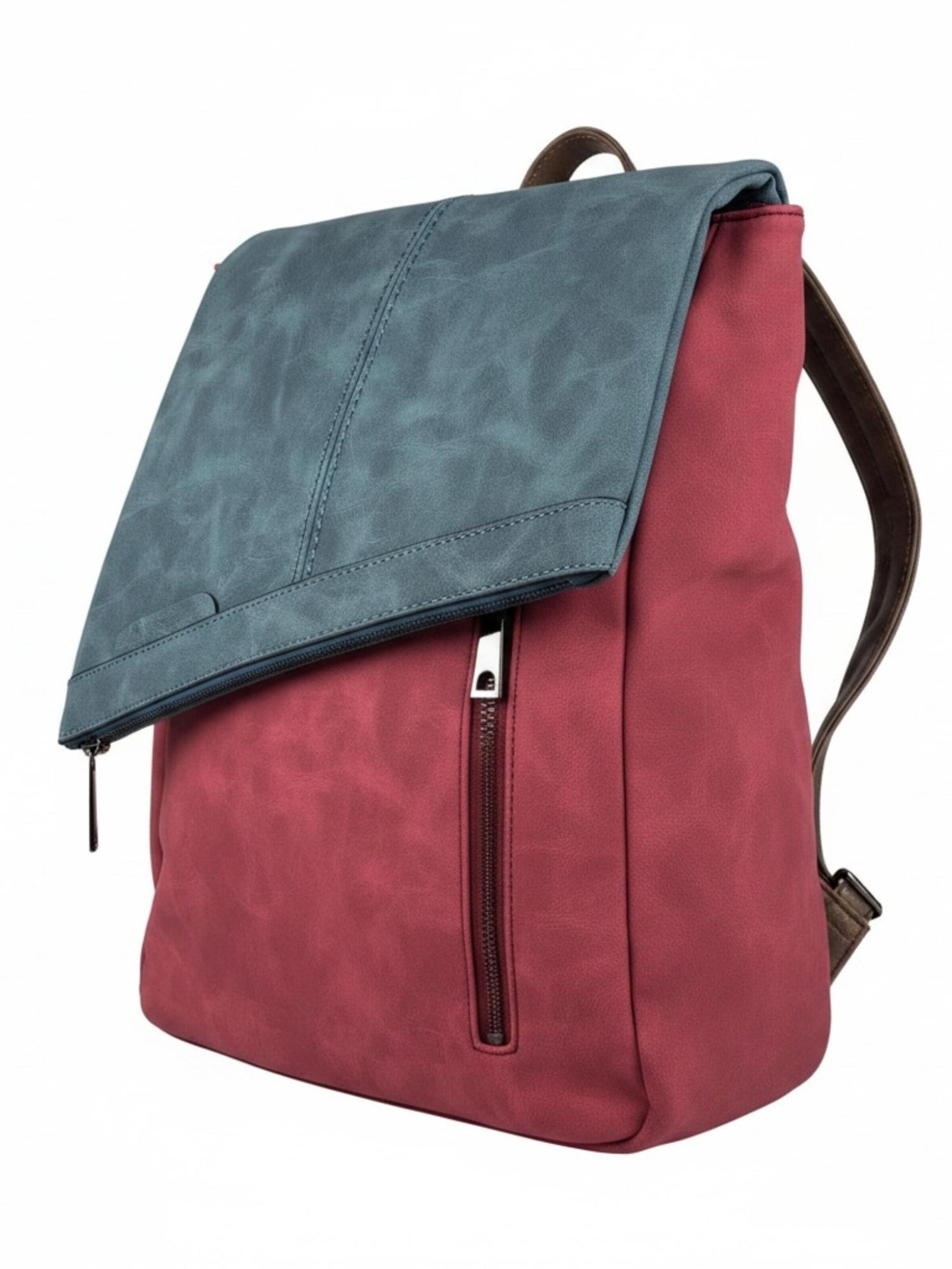 Zaino 'Rucksacktasche' di Kumixi in rosso: frontale