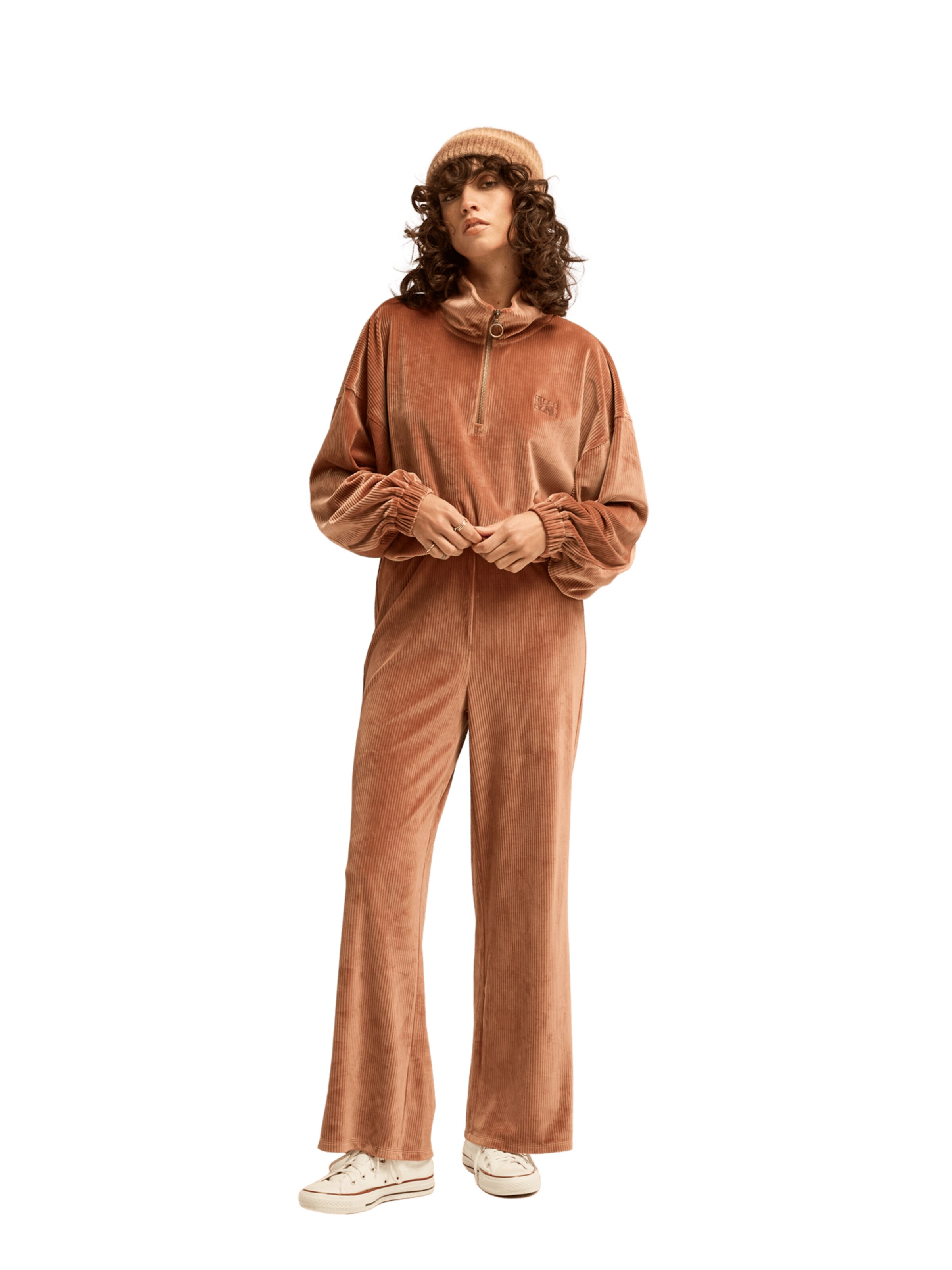 BILLABONG Wide leg Pants 'Keep It Sunny' in Brown