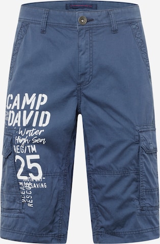 mėlyna CAMP DAVID Standartinis Laisvo stiliaus kelnės 'Skater': priekis
