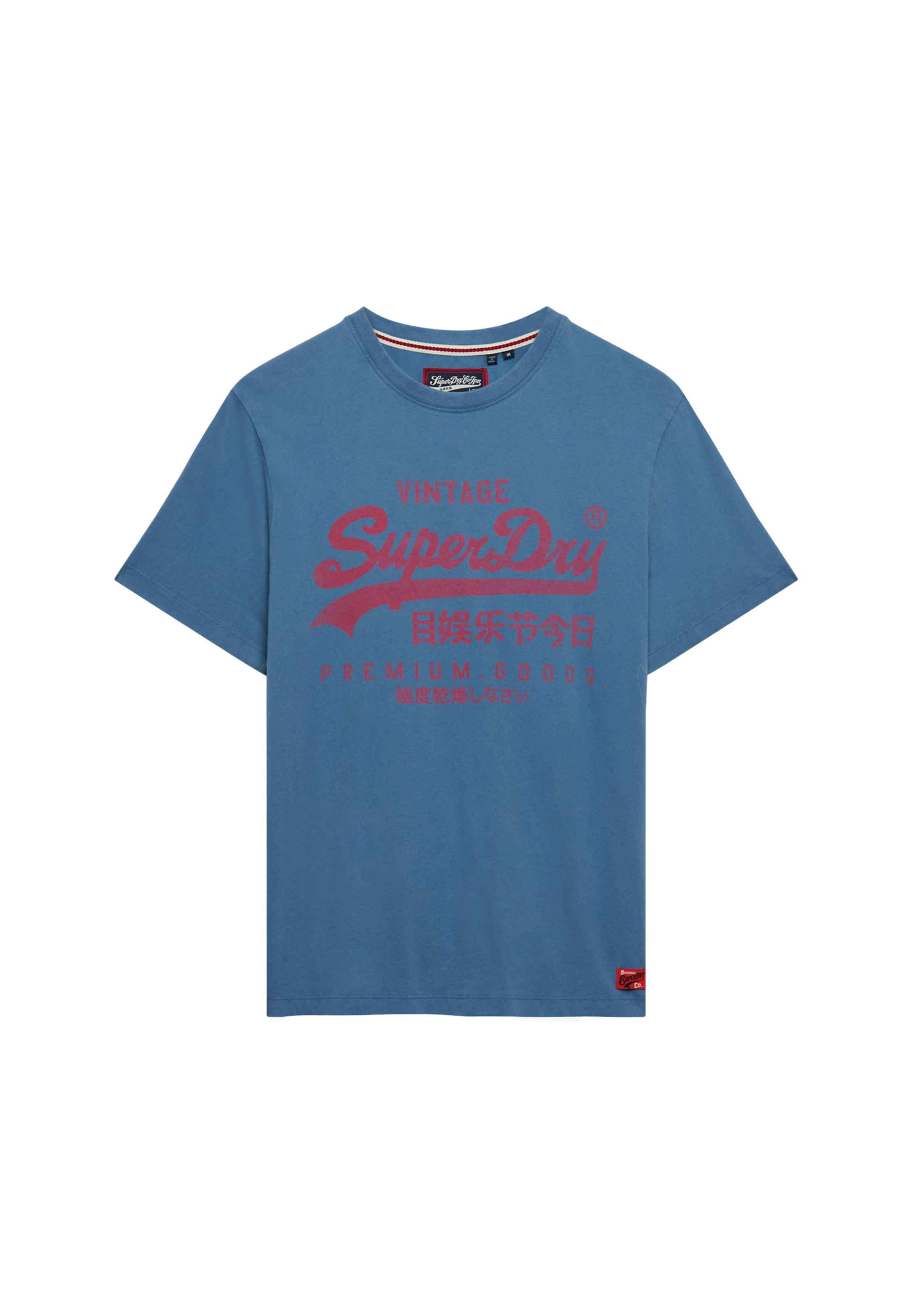 Superdry & Co - Camiseta 'Classic' en azul: frente