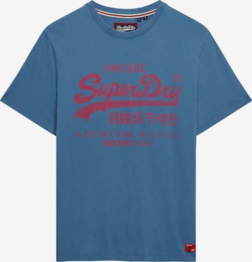 Superdry & Co - Camiseta 'Classic' en azul: frente