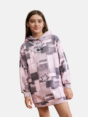 Desigual Sweatshirt 'Star' i rosa: framsida