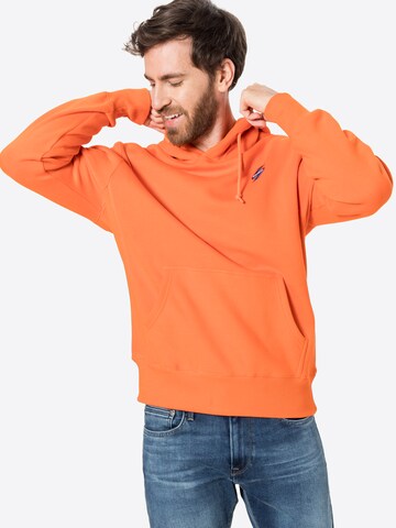 Sweat-shirt Superdry en orange : devant