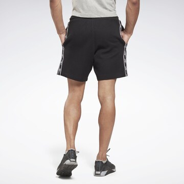 Reebok Normální Sportovní kalhoty 'Vector' – černá