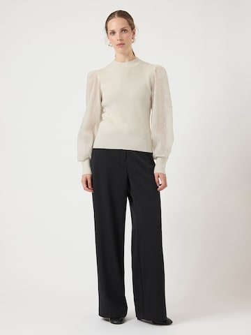 YAS Pullover 'YASDOTME' i beige