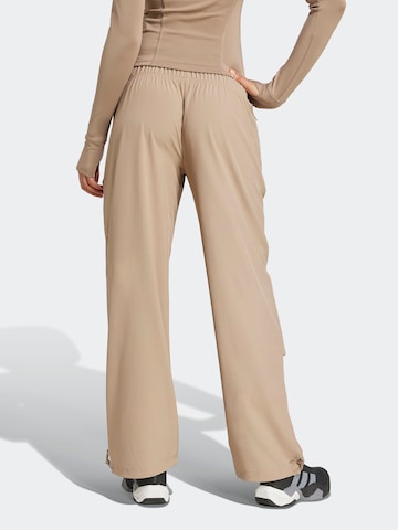 ADIDAS PERFORMANCE Wide Leg Sportsbukser 'Essentials' i brun