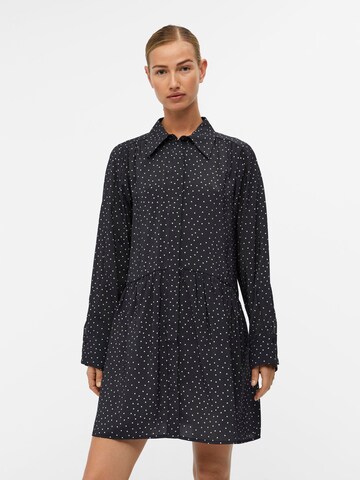 OBJECT Shirt Dress in Black: front