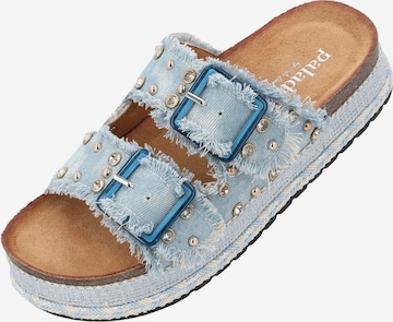 Mule Palado by Sila Sahin en bleu : devant