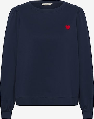Sweat-shirt 'Aya' Love Copenhagen en bleu : devant