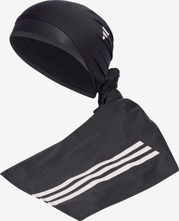 ADIDAS PERFORMANCE Sports Scarf 'Hidschab Own the Run' in Black: front