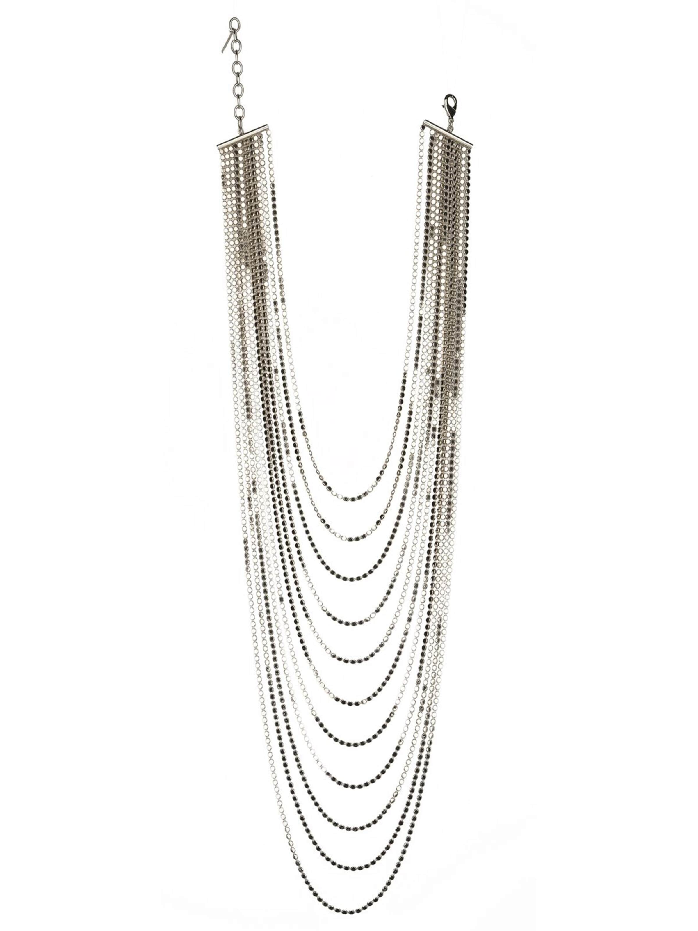 Addicted2 Necklace in Silver: front
