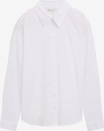 TOM TAILOR DENIM Блузка в Белый: спереди