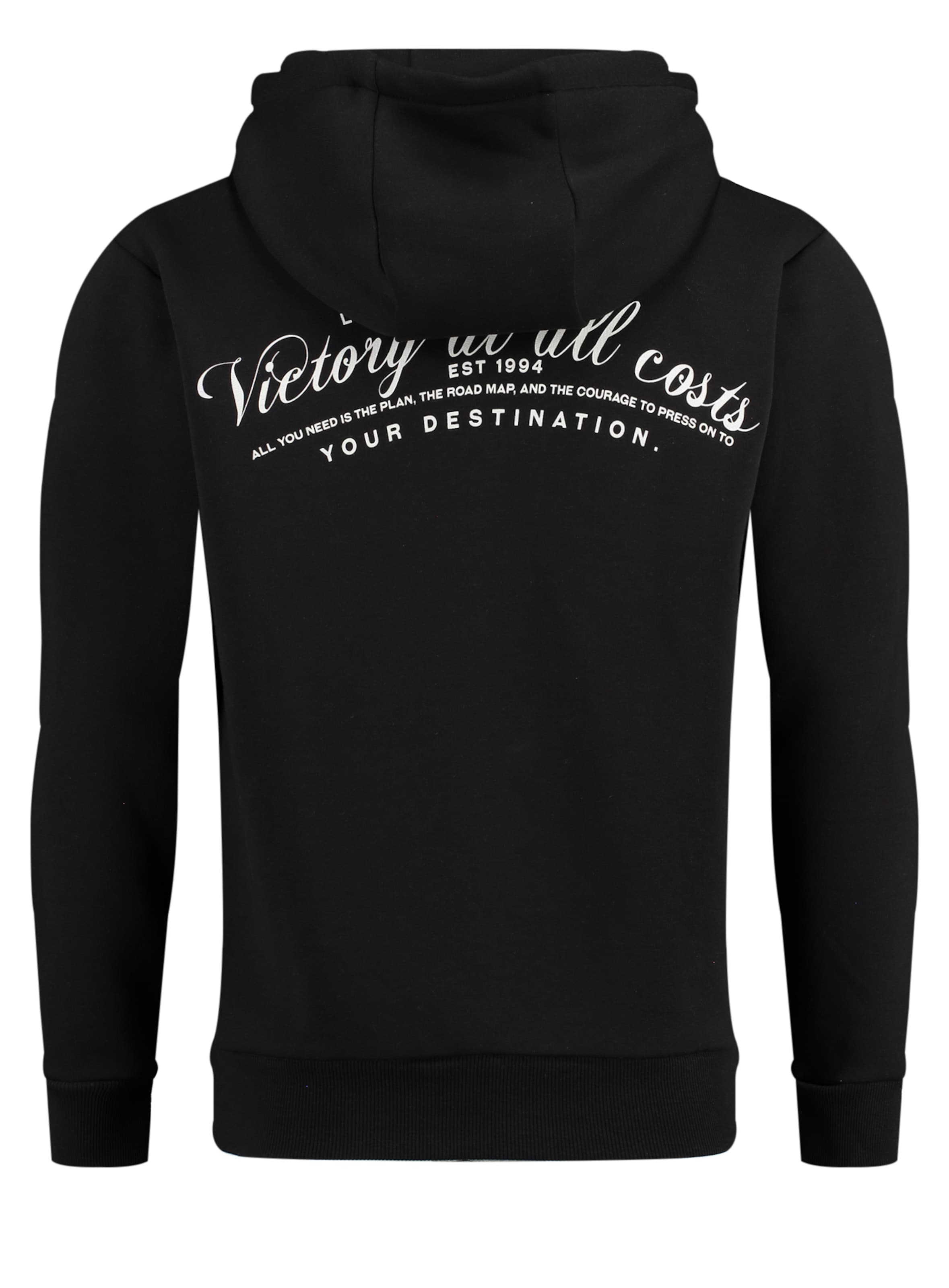 Key Largo Sweatjacke in Schwarz