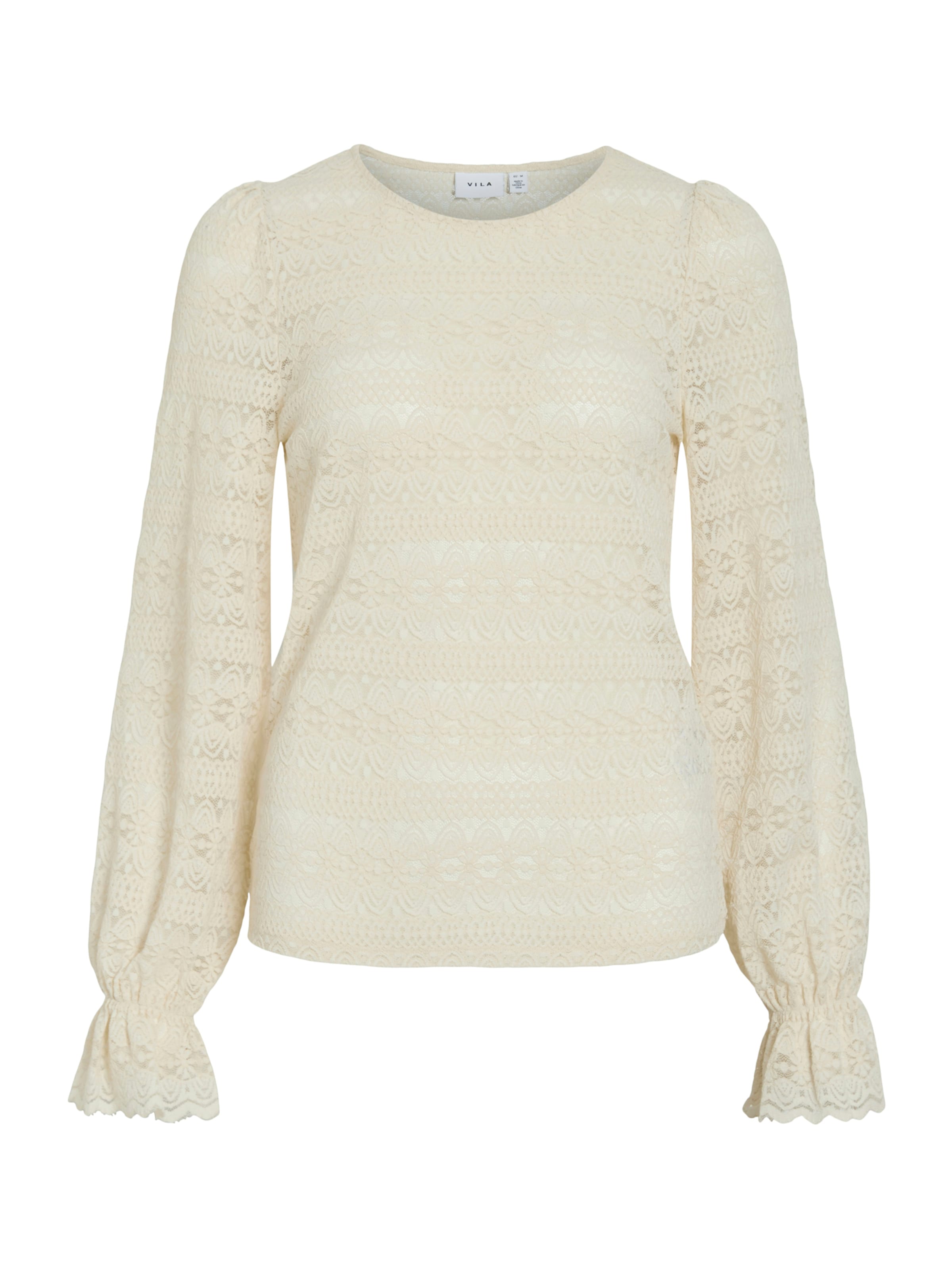 VILA Блуза 'VIChikka' в бежово: отпред