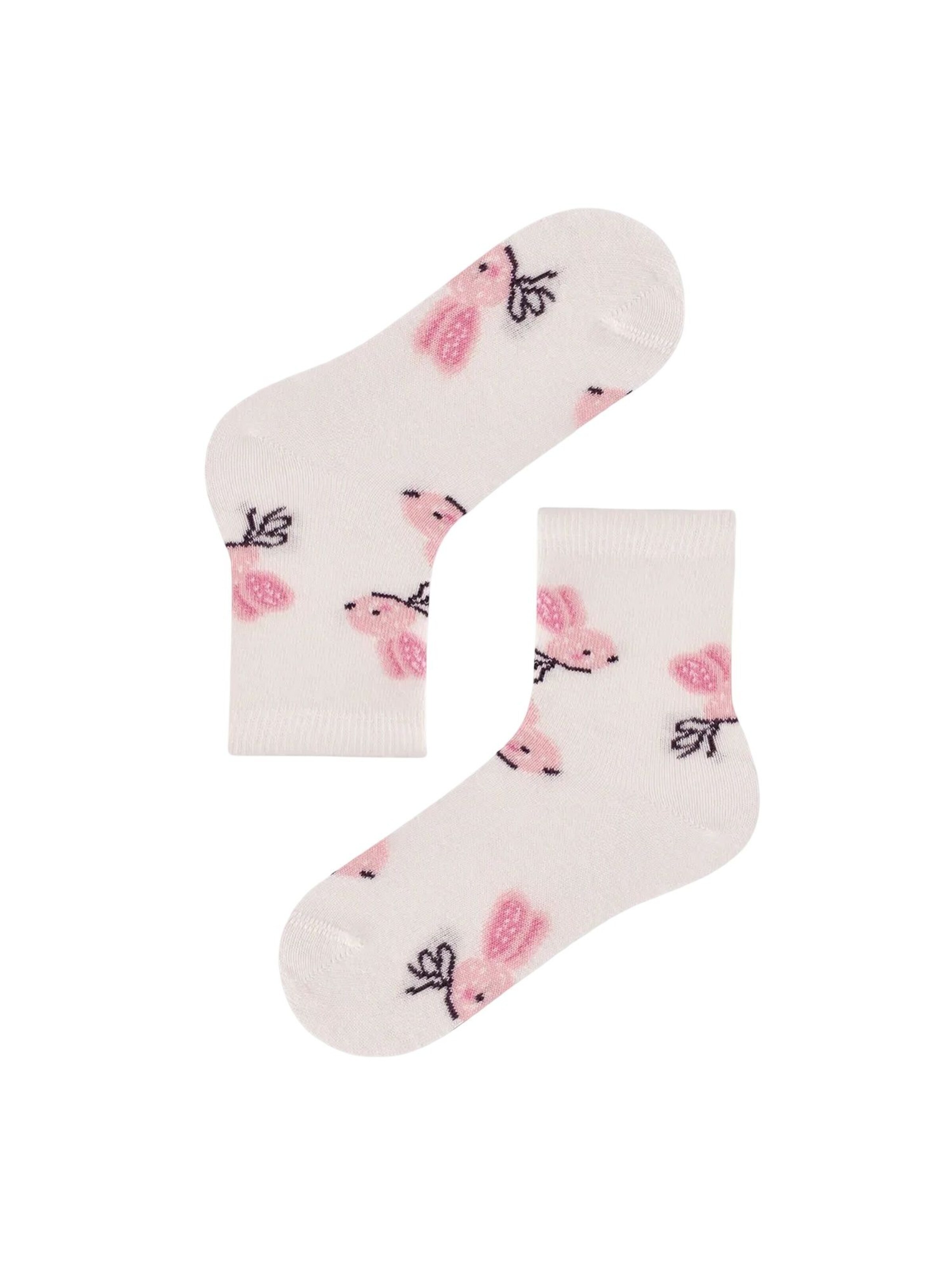 Penti Sokken 'PENTI Mädchen Carrot Chase Socken mit Hasenmuster, 2er-Pack' in Gemengde kleuren