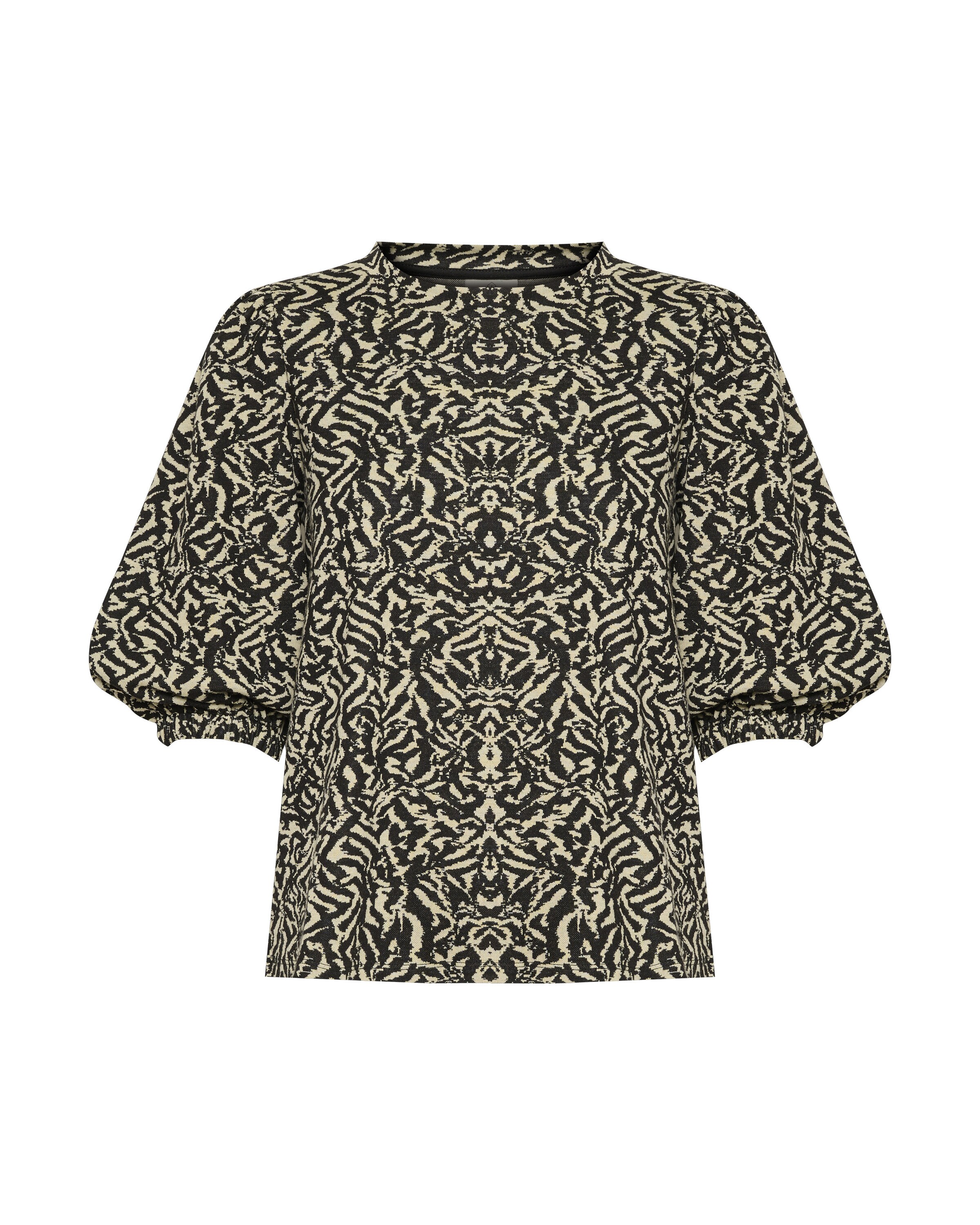 Kaffe - Blusa 'Janna' em bege: frente