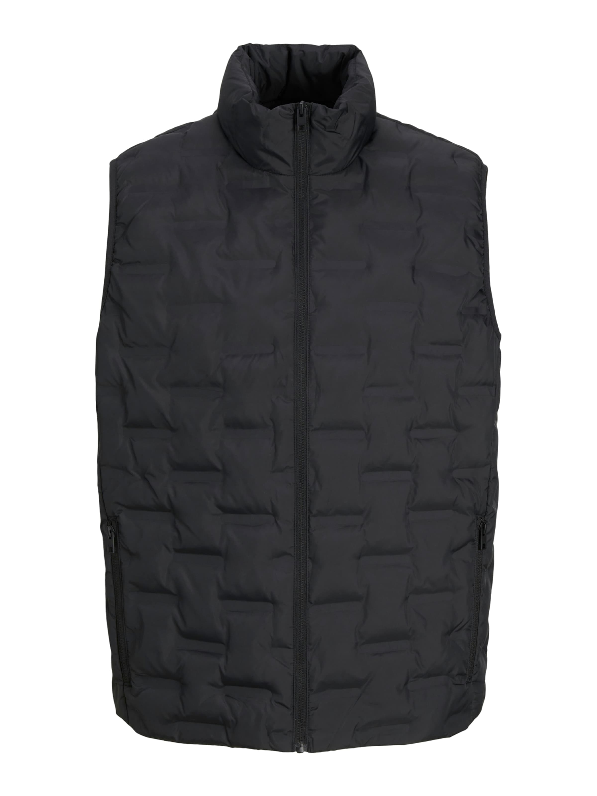 JACK & JONES Vest 'JWHASTON' in Black: front