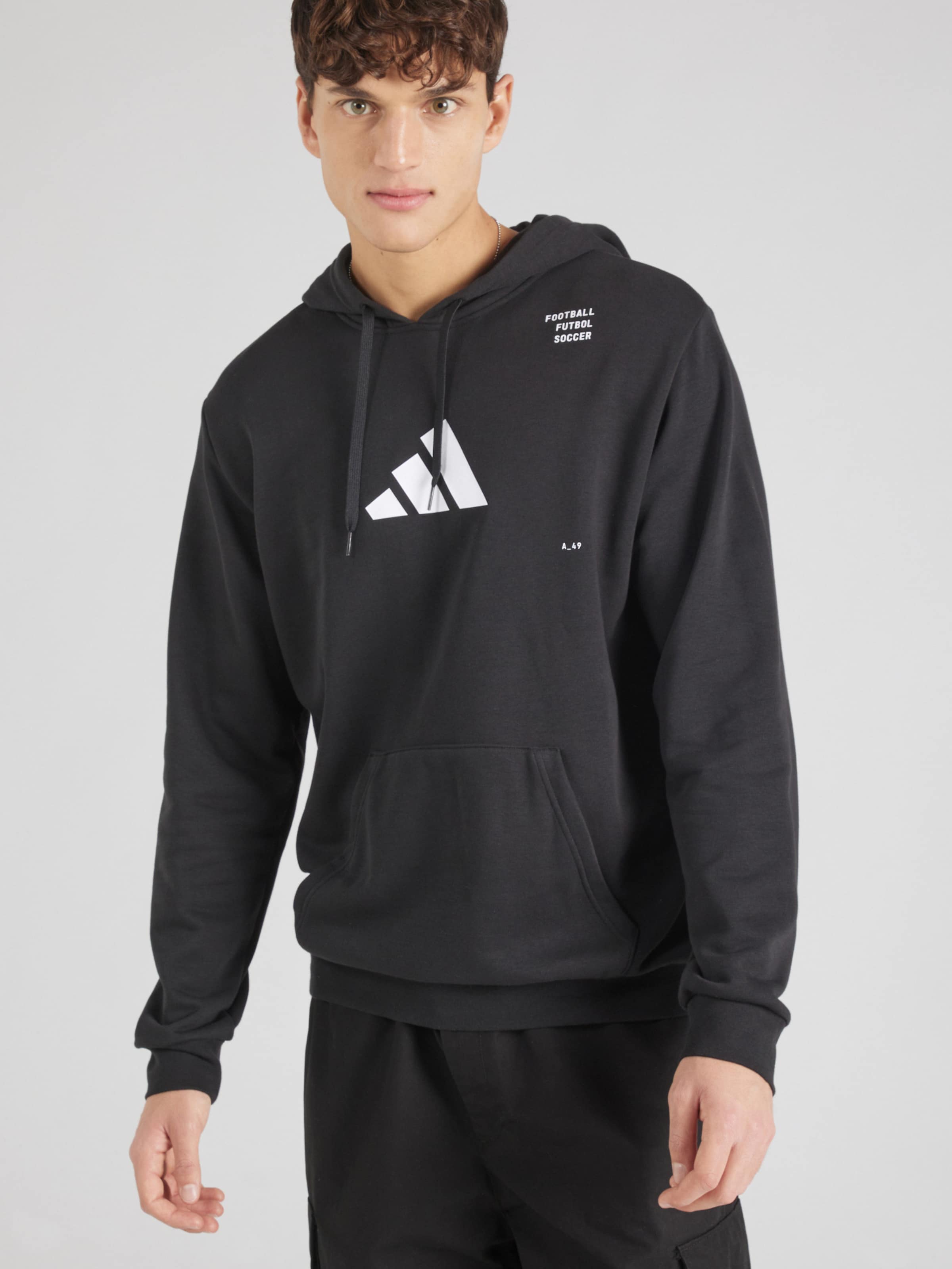 ADIDAS PERFORMANCE Athletic Sweatshirt in Black ABOUT YOU
