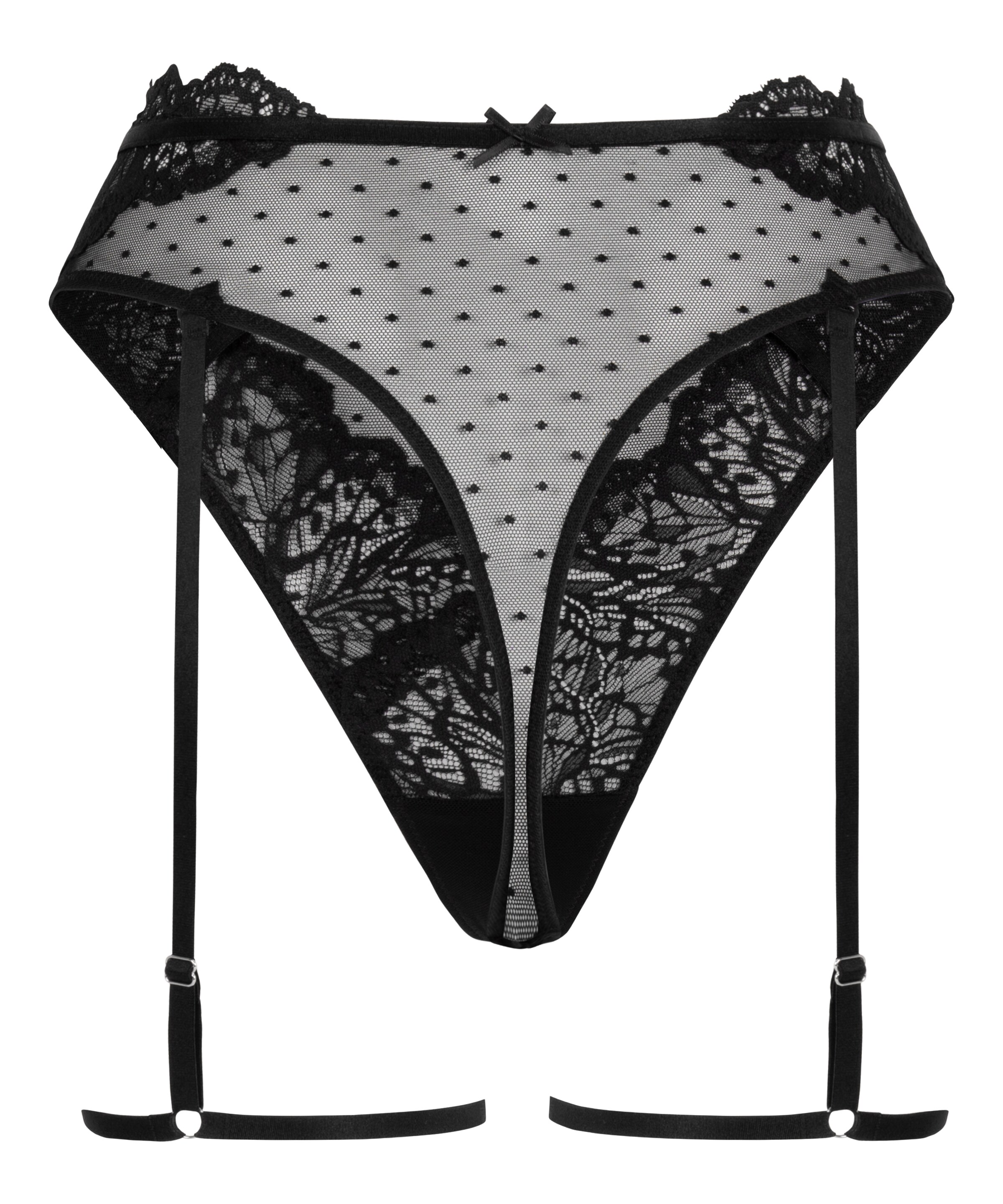 Hunkemöller - Tanga 'Posie' en negro